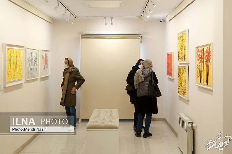 (تصاویر) نمایشگاه نقاشی مریم حیدرزاده